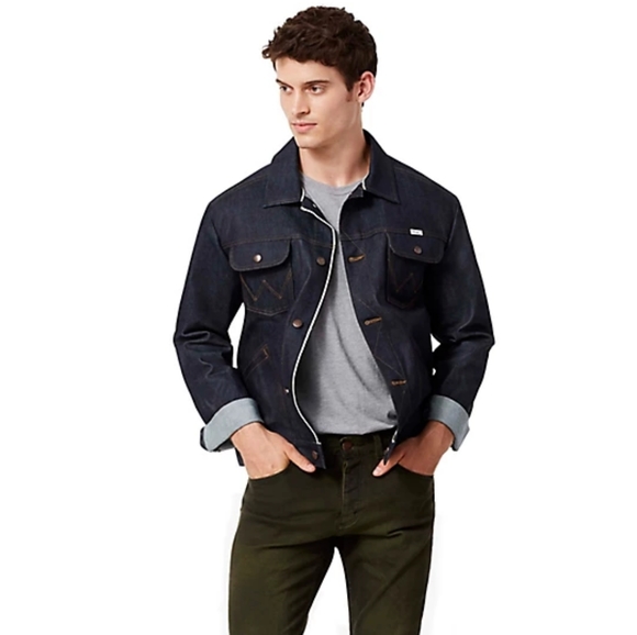 wrangler selvedge denim jacket